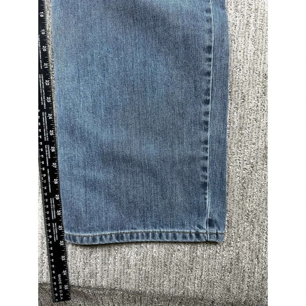 Carhartt B325 Loose Fit Straight Jeans Blue Denim Mens 38x32 (fits 40x32)